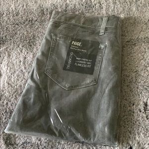 Paige Verdugo Mid Rise Ultra Skinny Jeans in Grey